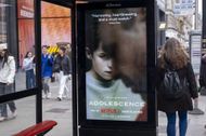 Advertising Poster For Adolescence In London (Image via Getty)